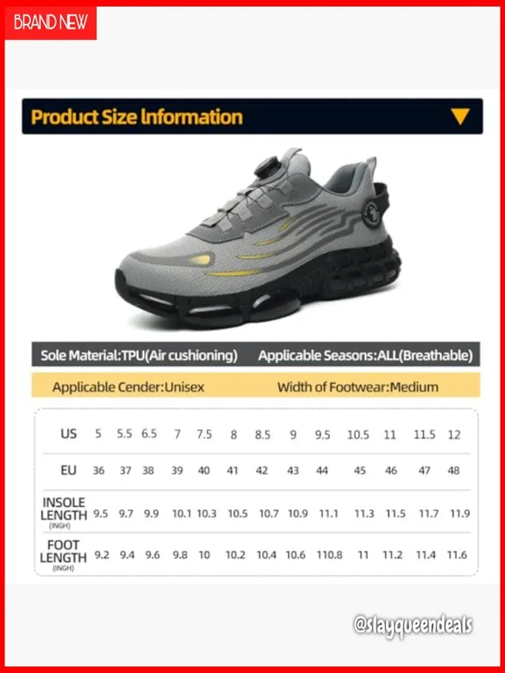 Steel Toe Safety Work Shoes Air Cushion Lightweight Industrial Sneakers